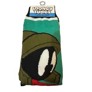 Looney Tunes Green and Black Casual Socks